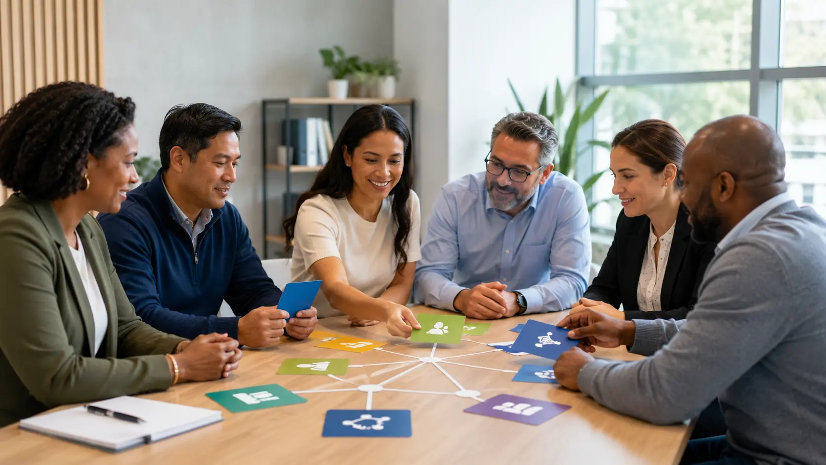 Illustration of diverse community, donation, registry, and healthcare partners coordinating around a shared pathway.