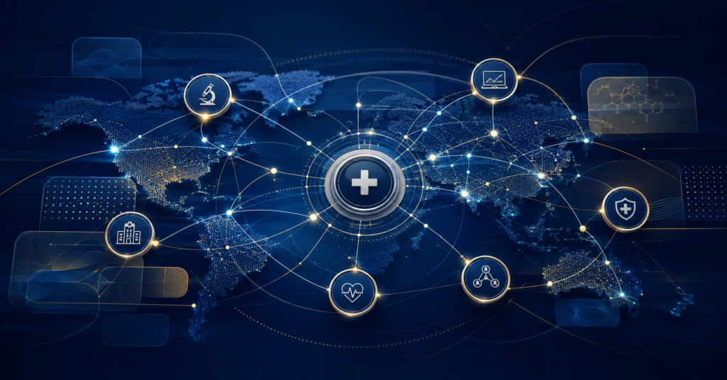 A global healthcare network connecting clinical care, research, digital health, workforce learning, and preparedness.