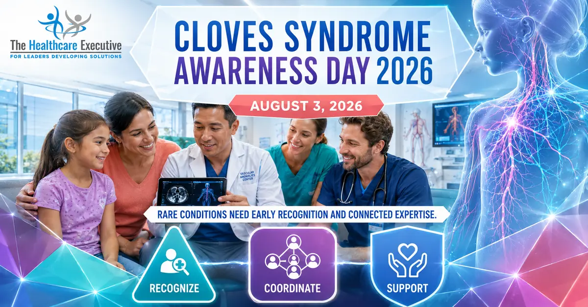 CLOVES Syndrome Awareness Day 2026 executive healthcare observance hero.