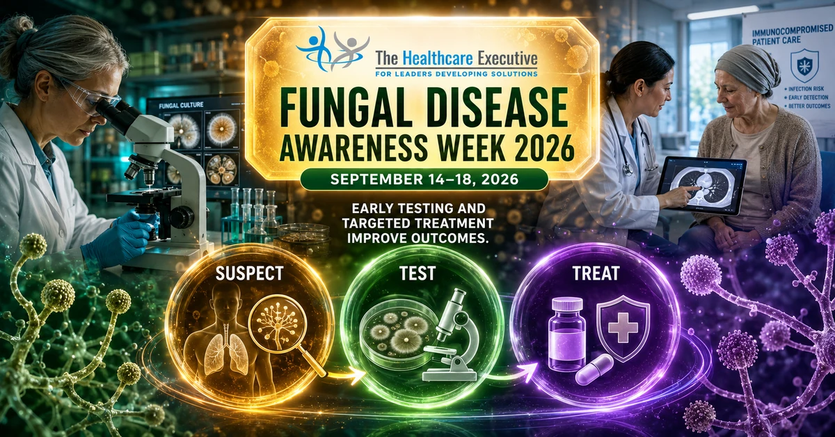 Fungal Disease Awareness Week 2026 executive healthcare observance hero.