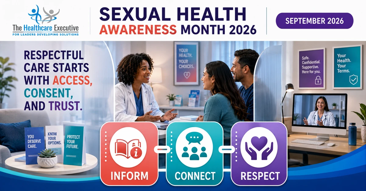 Sexual Health Awareness Month 2026 executive healthcare observance hero.
