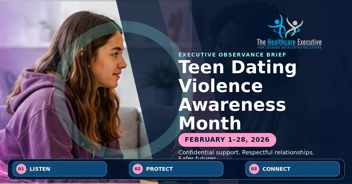 Teen Dating Violence Awareness Month 2026 executive observance hero.