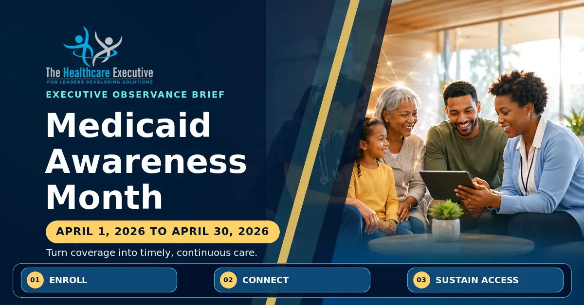 Medicaid Awareness Month 2026 executive observance hero.