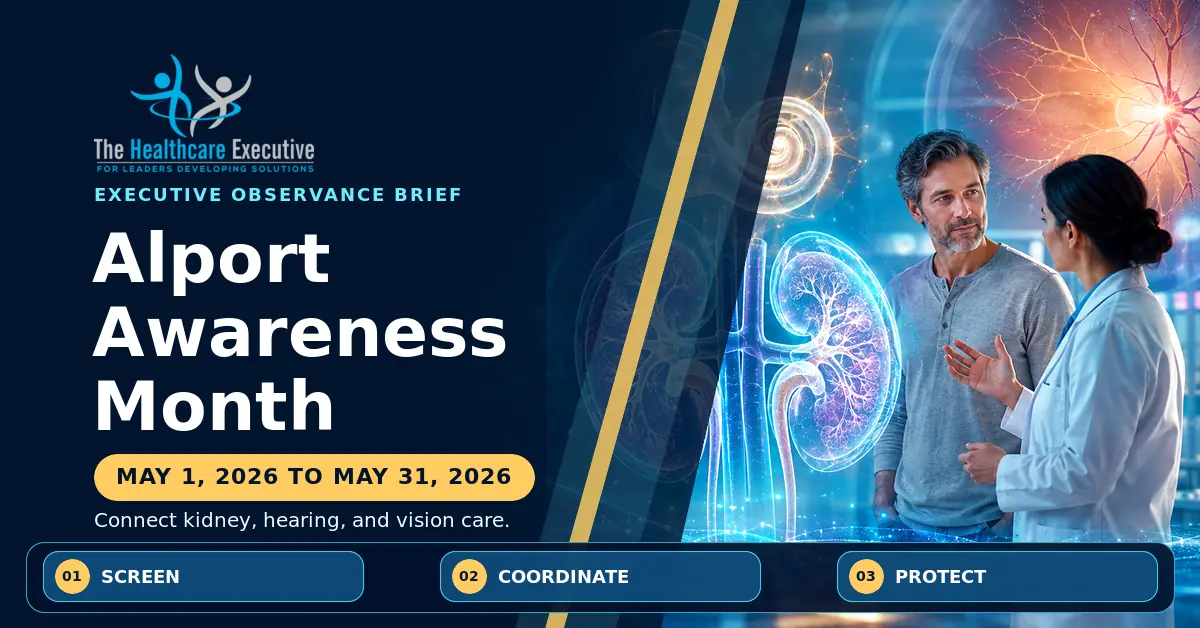 Alport Awareness Month 2026 executive observance hero.