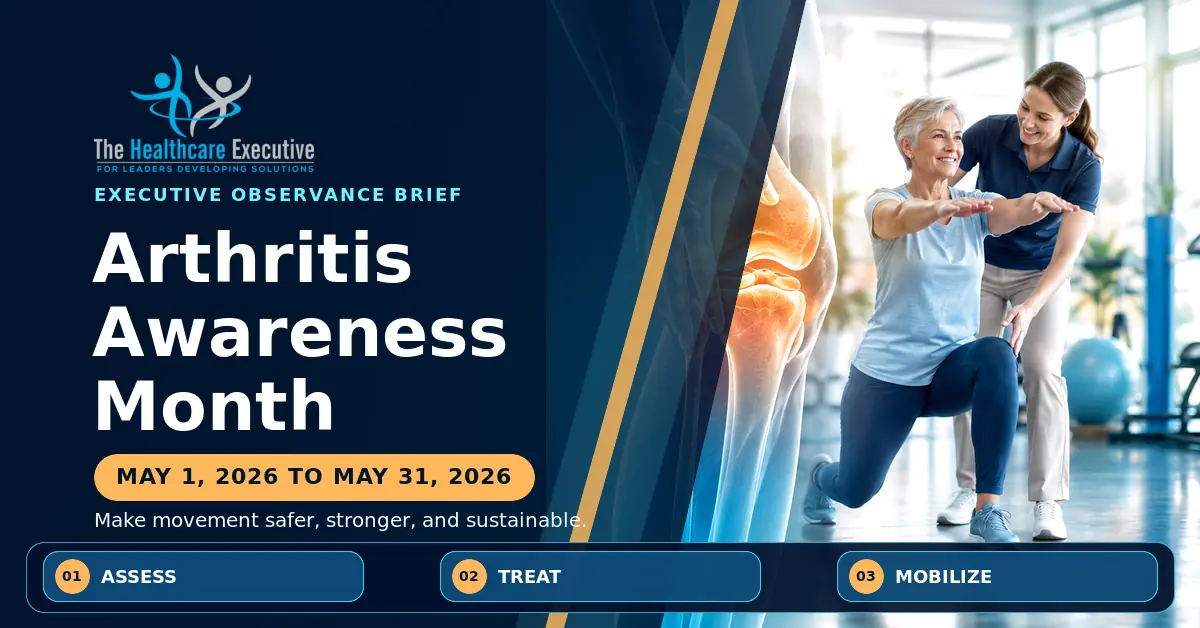 Arthritis Awareness Month 2026 executive observance hero.