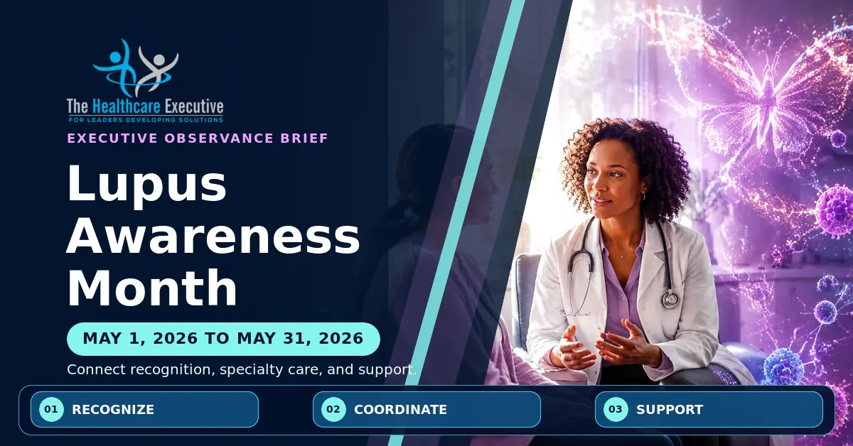 Lupus Awareness Month 2026 executive observance hero.