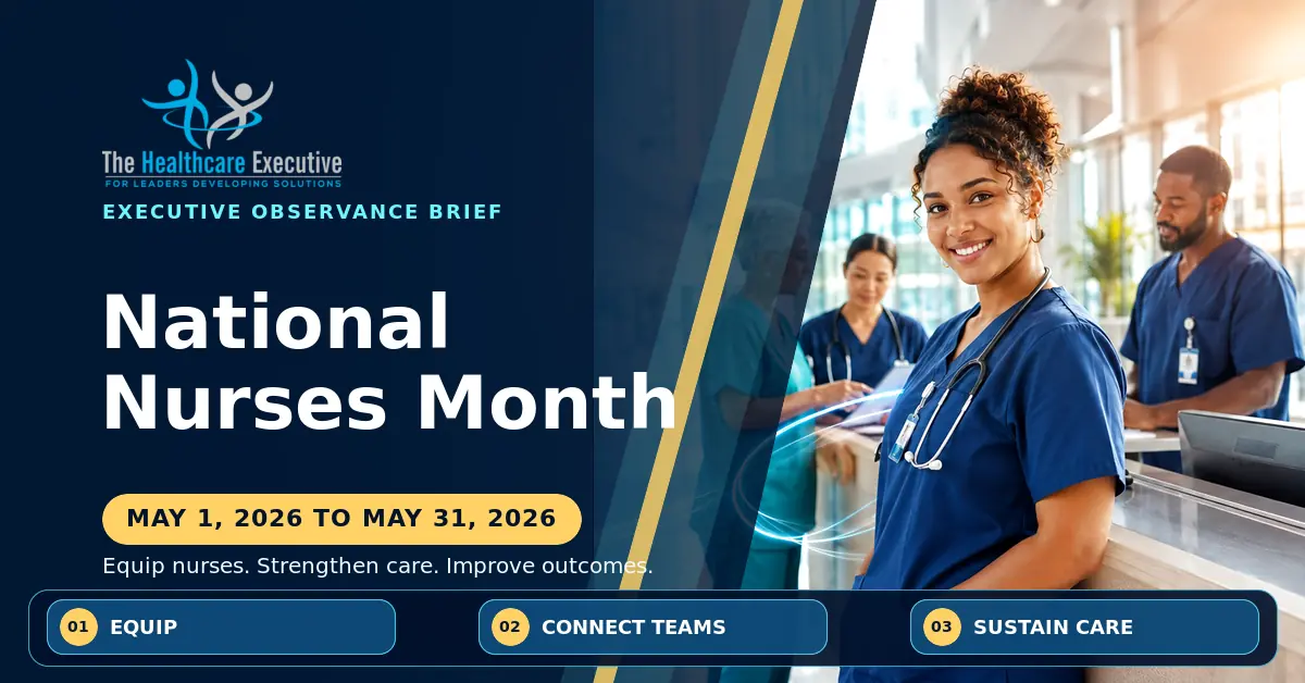 National Nurses Month 2026 executive observance hero.