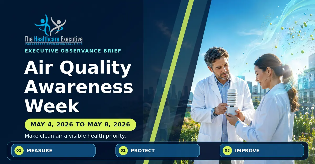 Air Quality Awareness Week 2026 executive observance hero.