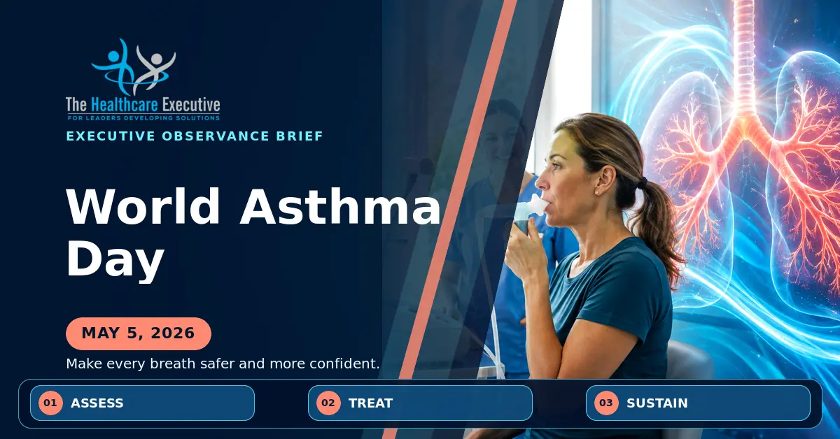 World Asthma Day 2026 executive observance hero.