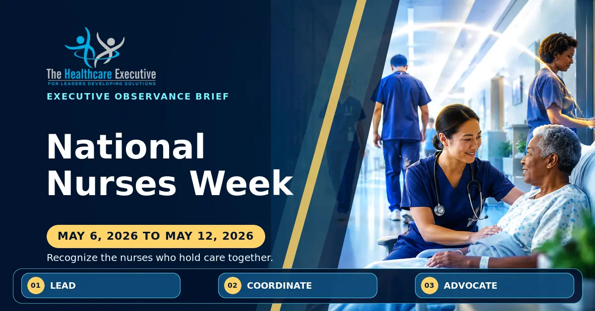 National Nurses Week 2026 executive observance hero.