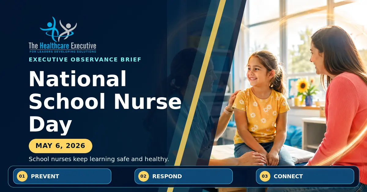 National School Nurse Day 2026 executive observance hero.