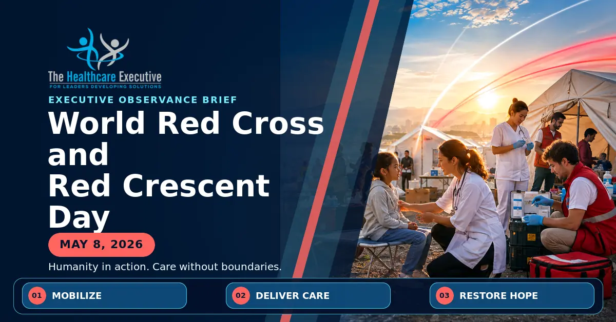 World Red Cross and Red Crescent Day 2026 executive observance hero.