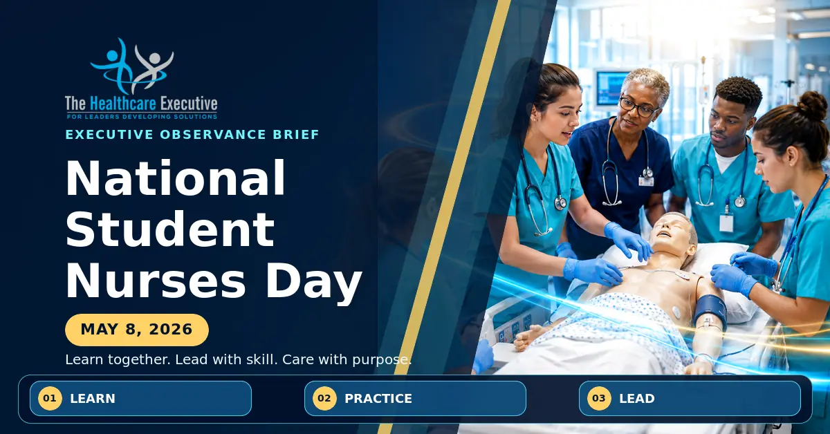 National Student Nurses Day 2026 executive observance hero.