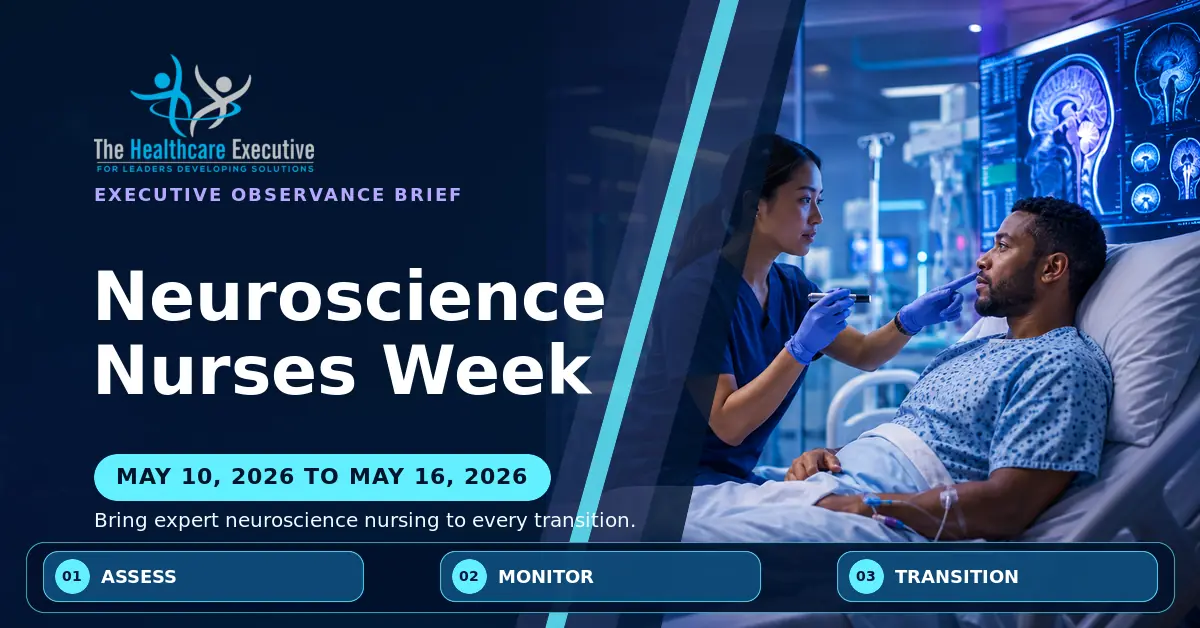Neuroscience Nurses Week 2026 executive observance hero.