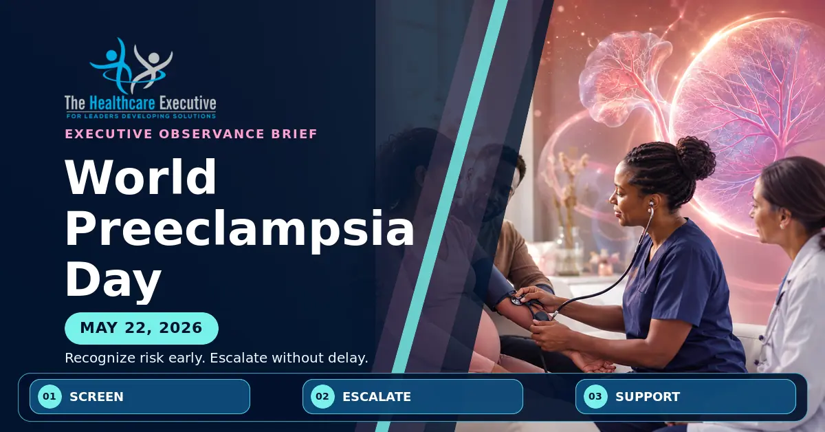 World Preeclampsia Day 2026 executive observance hero.