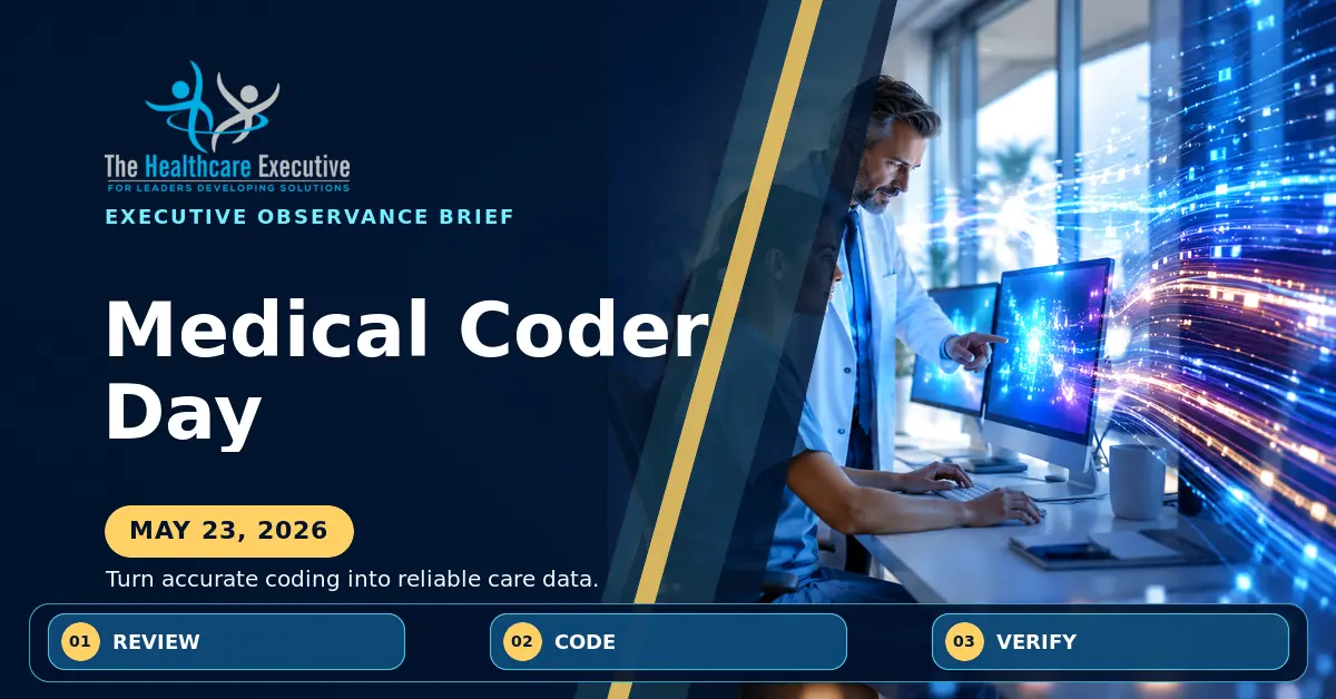 Medical Coder Day 2026 executive observance hero.
