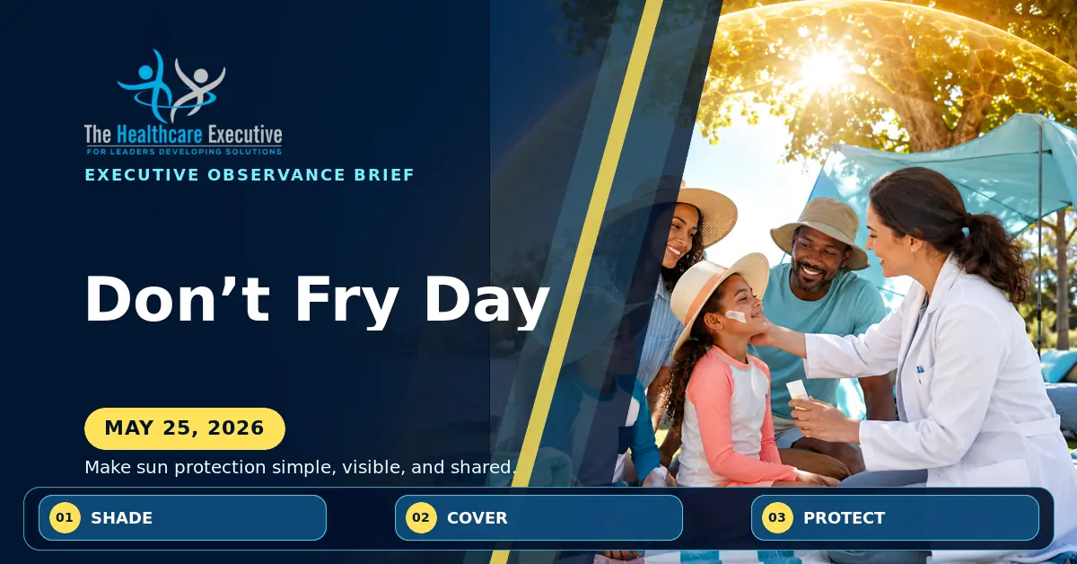 Don’t Fry Day 2026 executive observance hero.