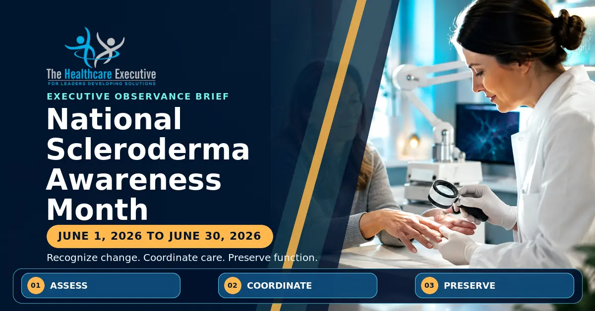 National Scleroderma Awareness Month 2026 executive observance hero.