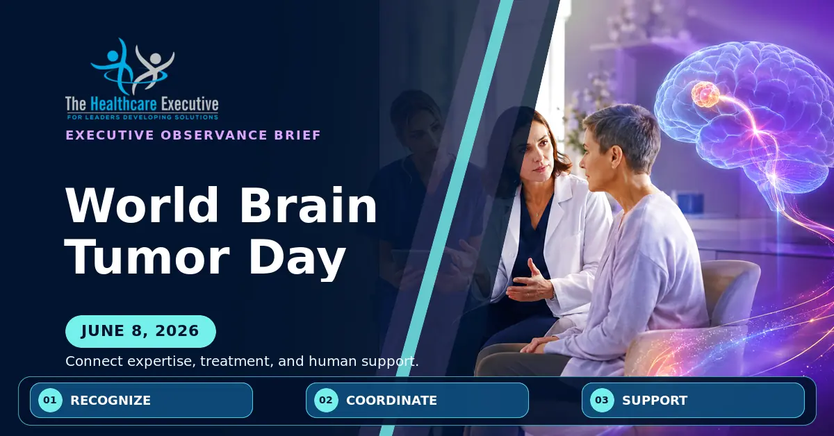 World Brain Tumor Day 2026 executive observance hero.