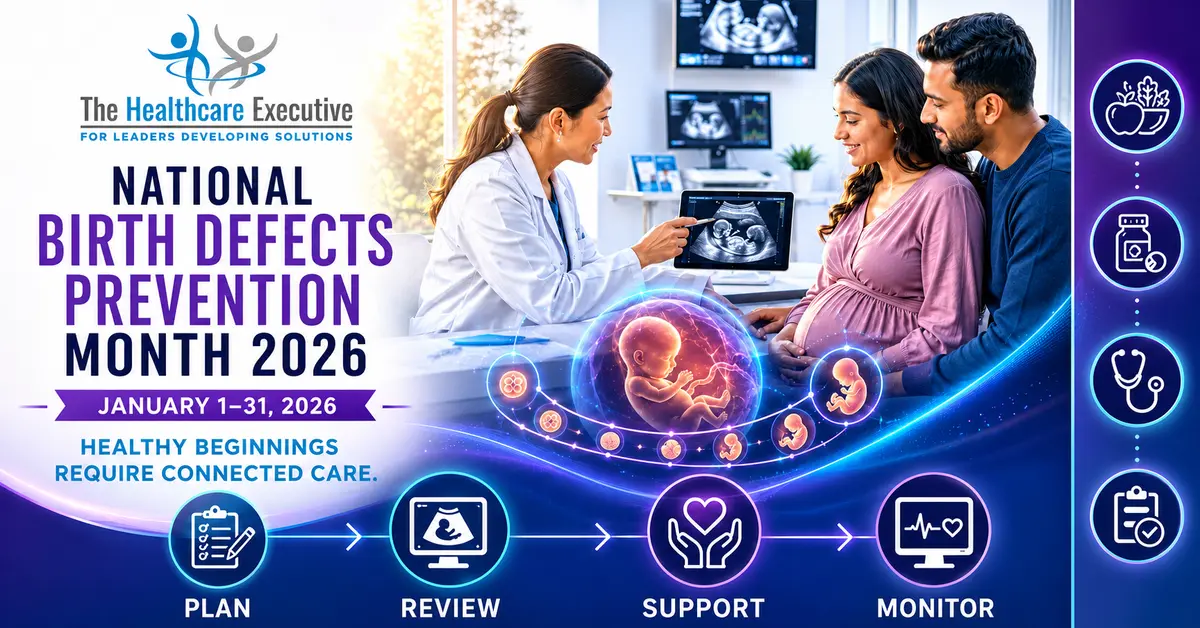 National Birth Defects Prevention Month 2026 executive observance hero.