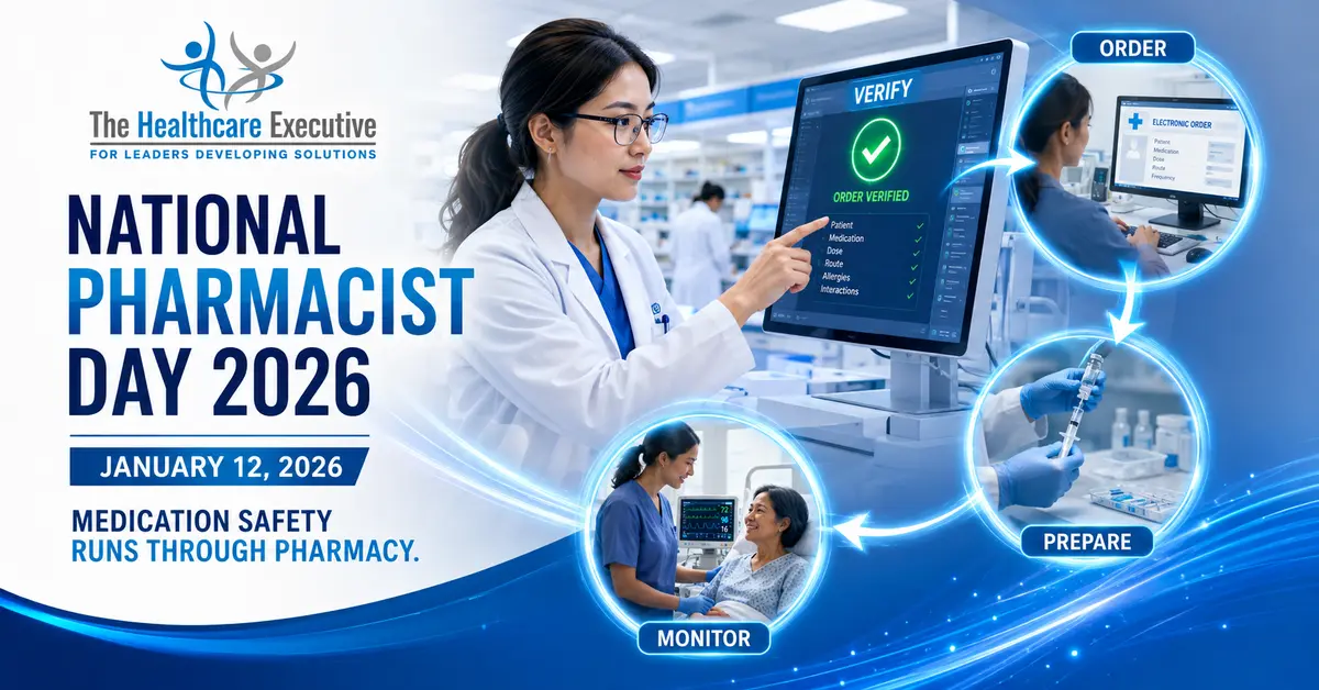 National Pharmacist Day 2026 executive observance hero.