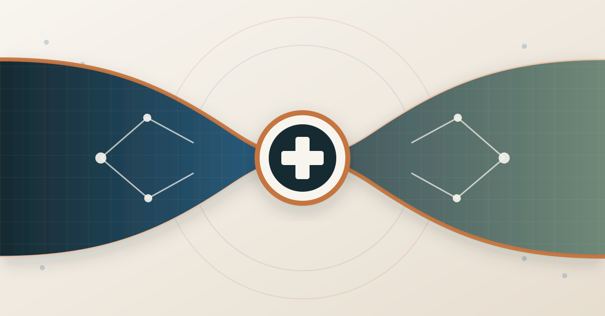 Two healthcare organizations converging around a shared clinical mission in a merger integration framework