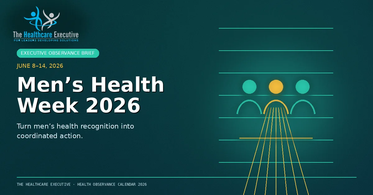 Men’s Health Week 2026: Build a Reliable Path from Awareness to Action
