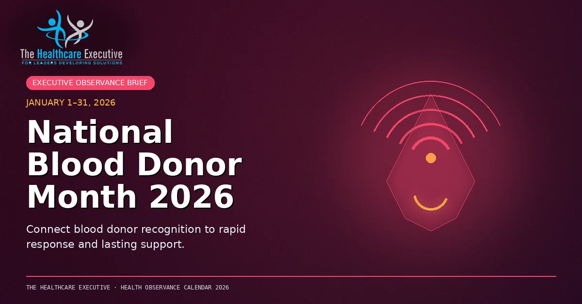 National Blood Donor Month 2026: Turn a Public Campaign into Accountable Action