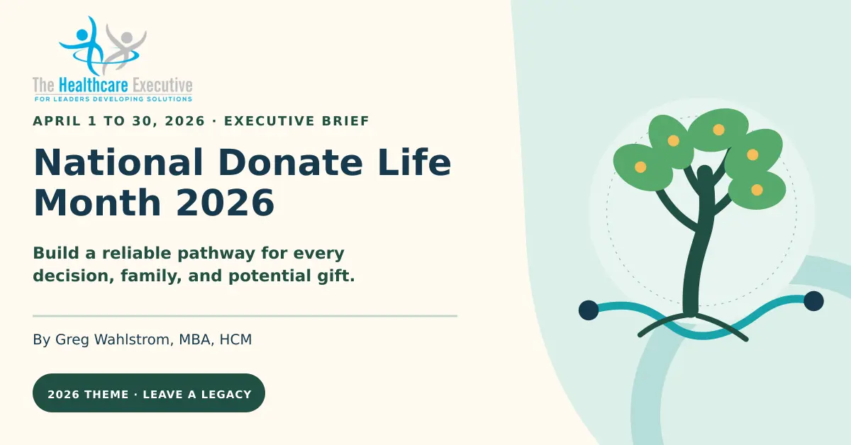 National Donate Life Month 2026 graphic with an original legacy tree and connected donation pathway.