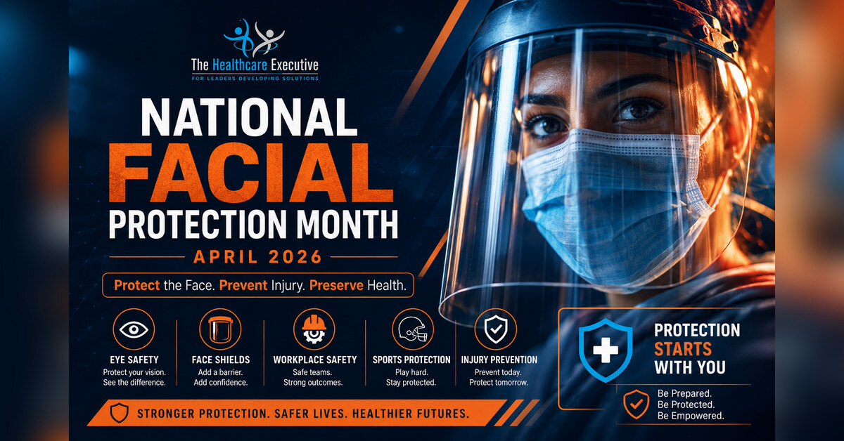 National Facial Protection Month 2026 healthcare observance hero.