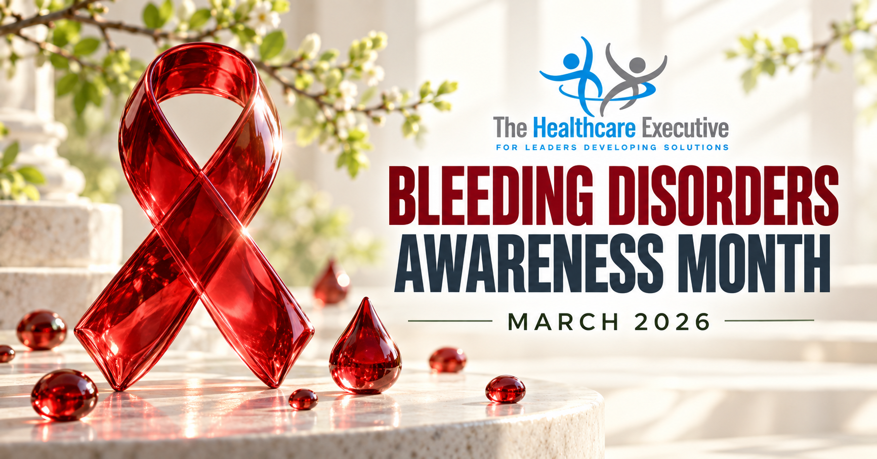 Bleeding Disorders Awareness Month 2026 healthcare observance hero.