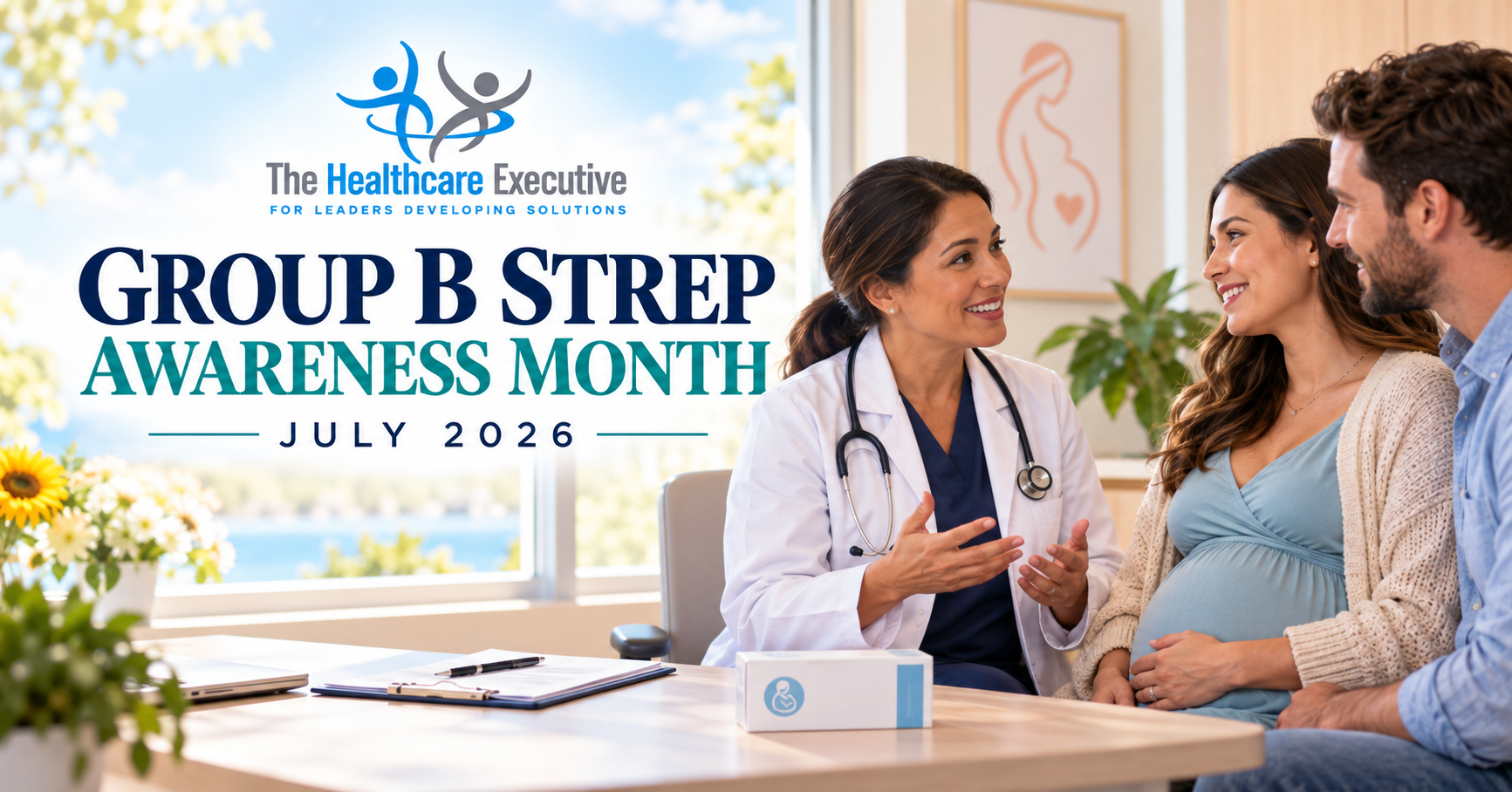 Group B Strep Awareness Month 2026 healthcare observance hero.