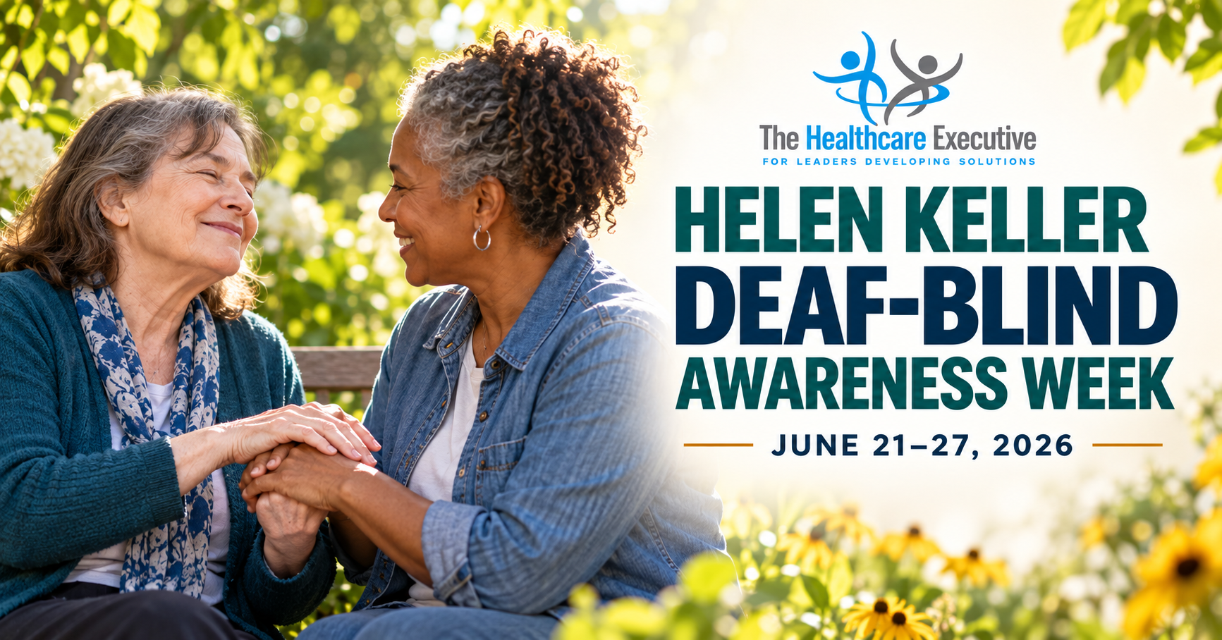 Helen Keller Deaf-Blind Awareness Week 2026 healthcare observance hero.