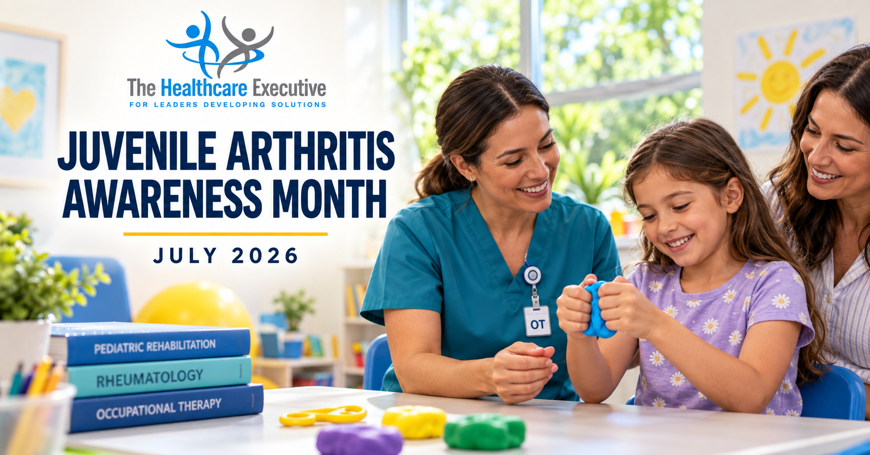 Juvenile Arthritis Awareness Month 2026 healthcare observance hero.
