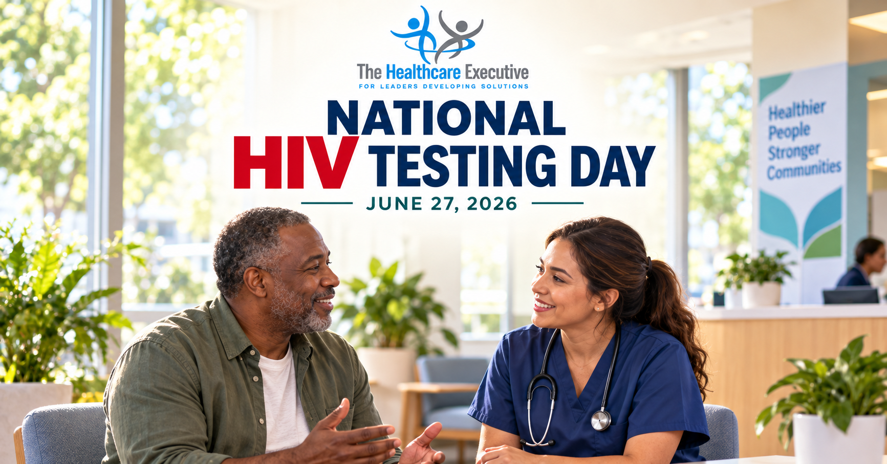 National HIV Testing Day 2026 healthcare observance hero.
