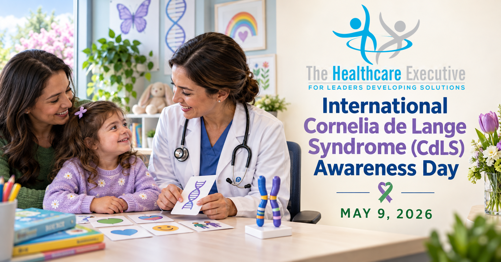 The Healthcare Executive — International Cornelia de Lange Syndrome (CdLS) Awareness Day 2026.