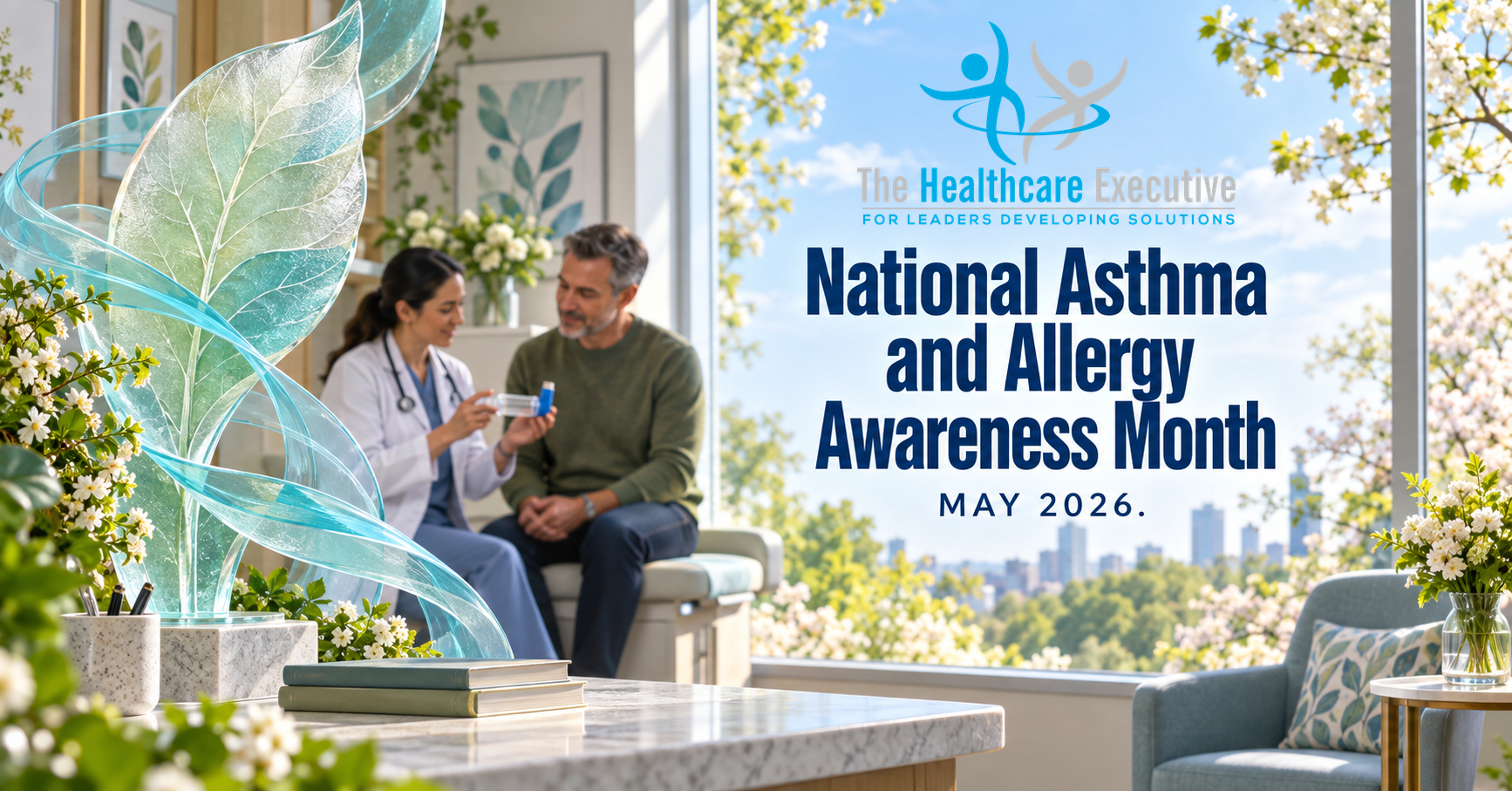 National Asthma & Allergy Awareness Month 2026 executive observance hero.