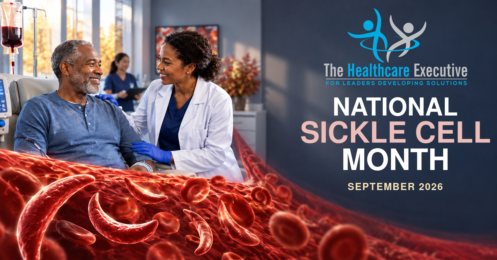 National Sickle Cell Month 2026 executive healthcare observance hero.