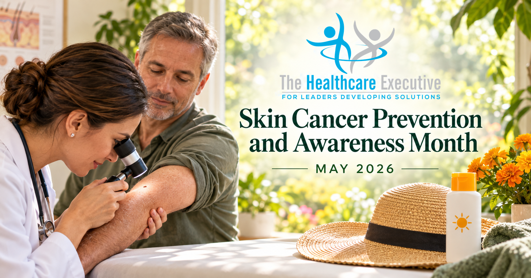 The Healthcare Executive — Skin Cancer Prevention and Awareness Month 2026.